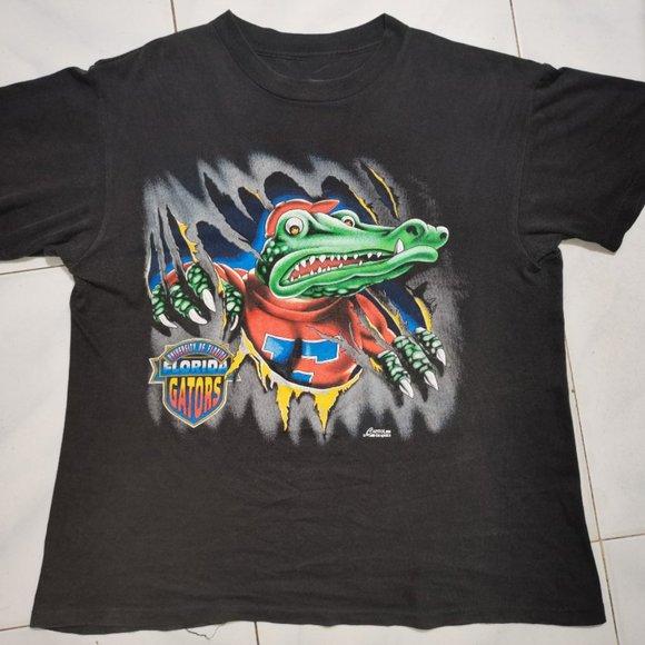 Vintage florida gators scratch university shirt 90s tee - Picture 1 of 2